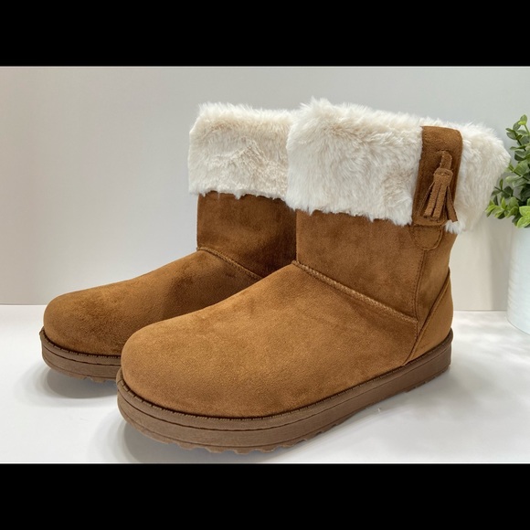 White Mountain Shoes - NEW Cliffs By White Mountain Women’s Insulated Winter Ankle Boots Brown Size 11